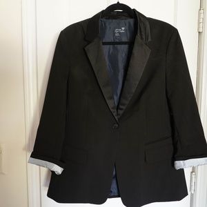 Black Blazer with silk lapels